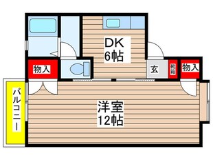 パークサイド梅里の物件間取画像